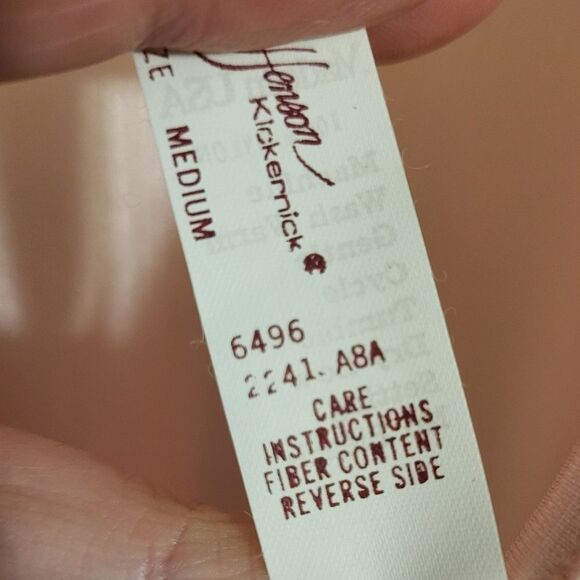 #36 Henson Kickernick Vintage Pink Nylon Long Womens Robe W/Tag, Size M - Picture 11 of 13